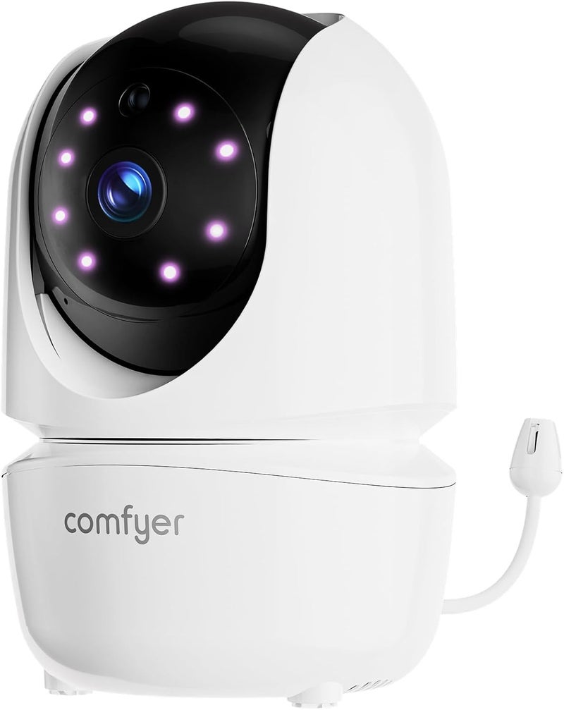 Comfyer Addon Camera Baby Monitor BM01 Video Baby Monitor 1080p FHD Resolution Remote Pan Tilt Zoom TwoWay Talk Night Vision Peace of Mind - Image 1