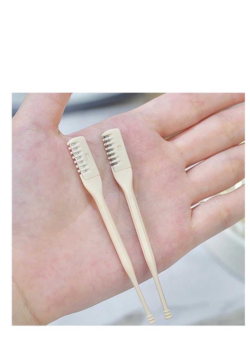 Manual Ear Nose Hair Trimmer for Women/Men, Portable Personal Trimmer for Facial Care. - Image 3