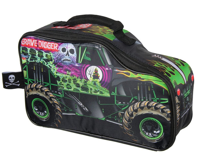 INTIMO Monster Jam Grave Digger Truck Shaped Insulated Big Large Work Lunch Box Bag 12" - Image 1