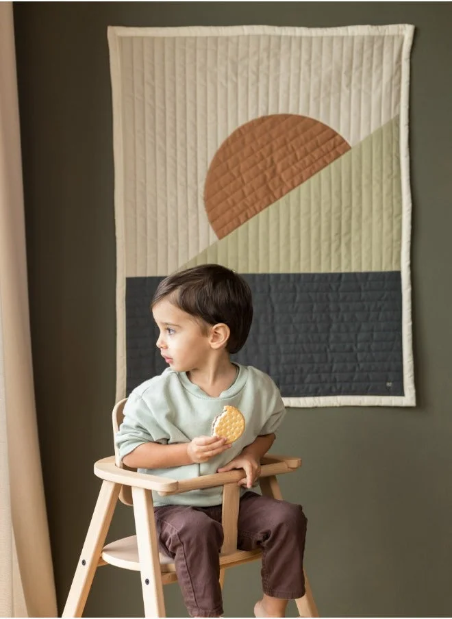 nobodinoz Green Quilted Blanket