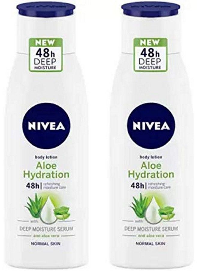 Nivea Aloe Hydration Body Lotion 400Ml Each (Pack Of 2) (800 Ml) - Image 1