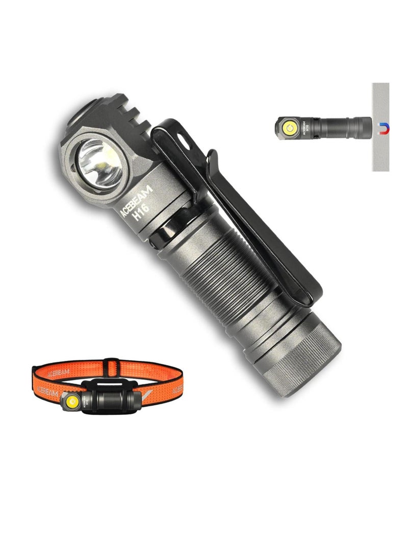 Generic Acebeam H16 1000 Lumens Lightweight Outdoor Headlamp Gray  - Image 1