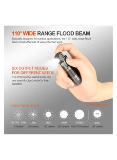 Generic Acebeam H16 1000 Lumens Lightweight Outdoor Headlamp Gray  - Image 3