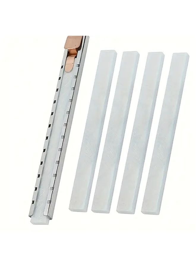 حامل قلم واحد مع ٥ أقلام حشوة من الحجر الصابوني لللحام، لتحديد الصلب والألومنيوم - Image 1