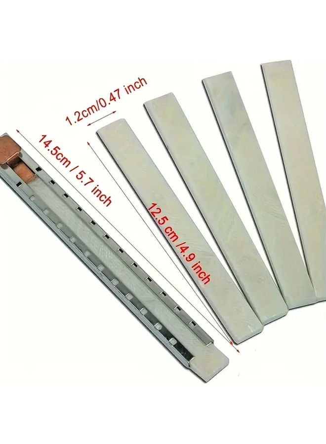 حامل قلم واحد مع ٥ أقلام حشوة من الحجر الصابوني لللحام، لتحديد الصلب والألومنيوم - Image 4