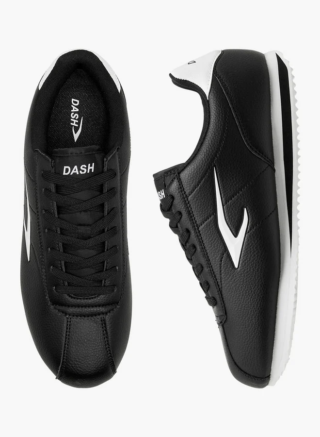داش Panelled Lace-Up Sneakers