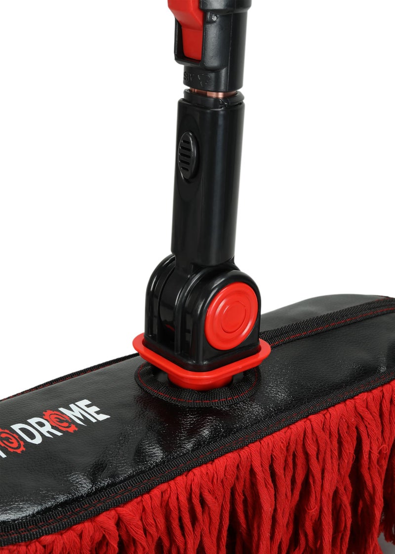 Autodrome DustDestroyer Car Duster with Wax Baked Cotton Strands, 180° Rotatable Head, Extendable Handle, Scratch-Free Cleaning Tool for Cars and Bikes, Comfortable Daily Use - Image 4