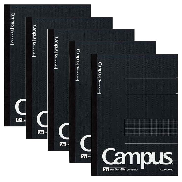 KOKUYO Campus Notebook, Business Type (B5, 5mm Grid 5-PACK) - Image 3