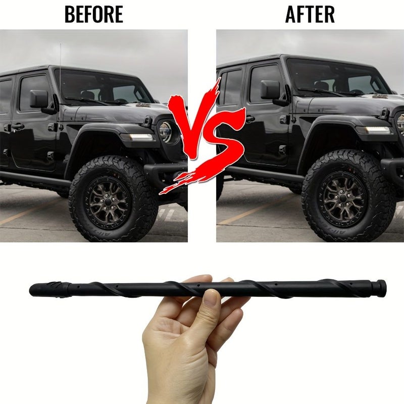 Short Car Antenna for Jeep Wrangler 2007-2025 Gladiator JL JK JT - Image 1