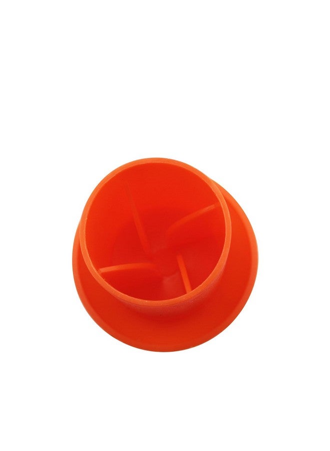 JCBIZ 12PCS Plastic Reinforced Protective Cap Orange Safety Mushroom Survey Rebar Cap for Diameter 10-25mm Reinforcement