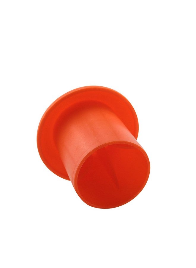 JCBIZ 12PCS Plastic Reinforced Protective Cap Orange Safety Mushroom Survey Rebar Cap for Diameter 10-25mm Reinforcement