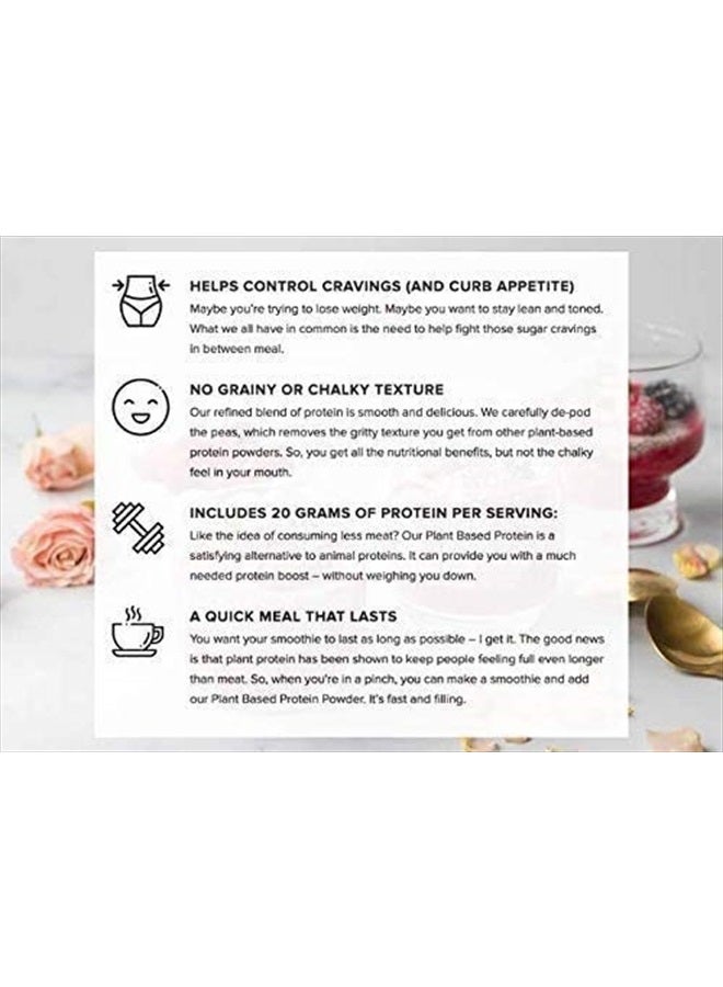 Truvani Vegan Protein Powder | Banana Cinnamon | 20g Organic Plant Based Protein | 1 Serving | Pea Protein for Women and Men | Keto | Gluten & Dairy Free | Low Carb | No Added Sugar - Image 5