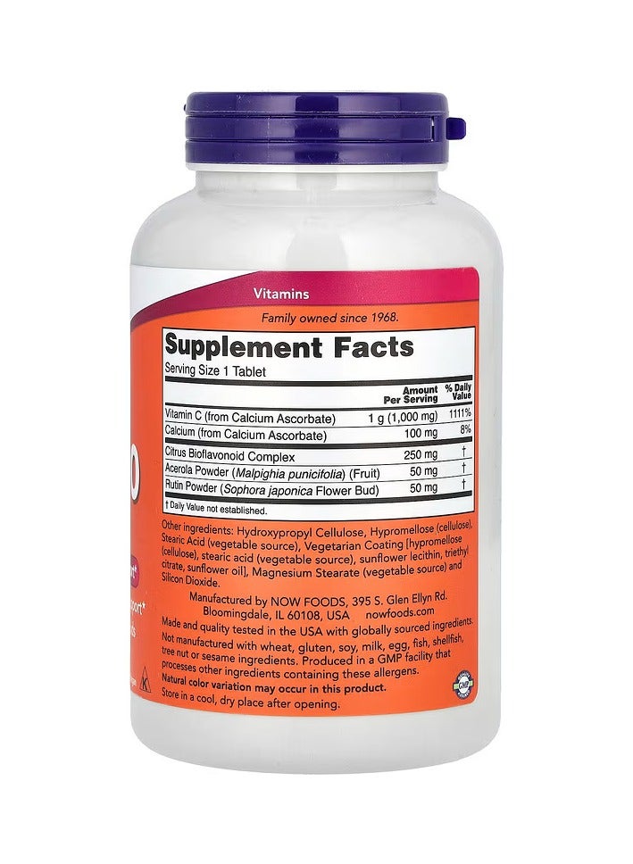 ناو مركب C-1000 المخفف مع 250 ملجم من البيوفلافونويدس - 180 قرص - Image 2