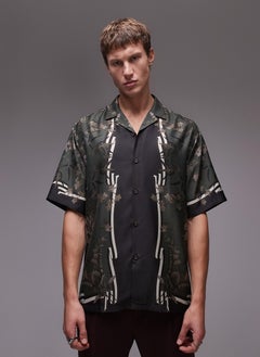 TOPMAN Short Sleeve Printed Shirt  - Image 1