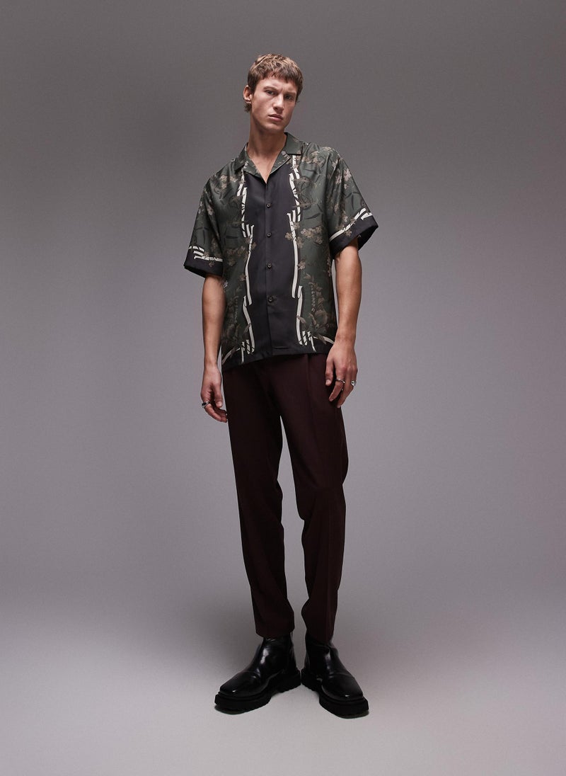 توب مان قميص مطبوع بأكمام قصيرة - Image 4