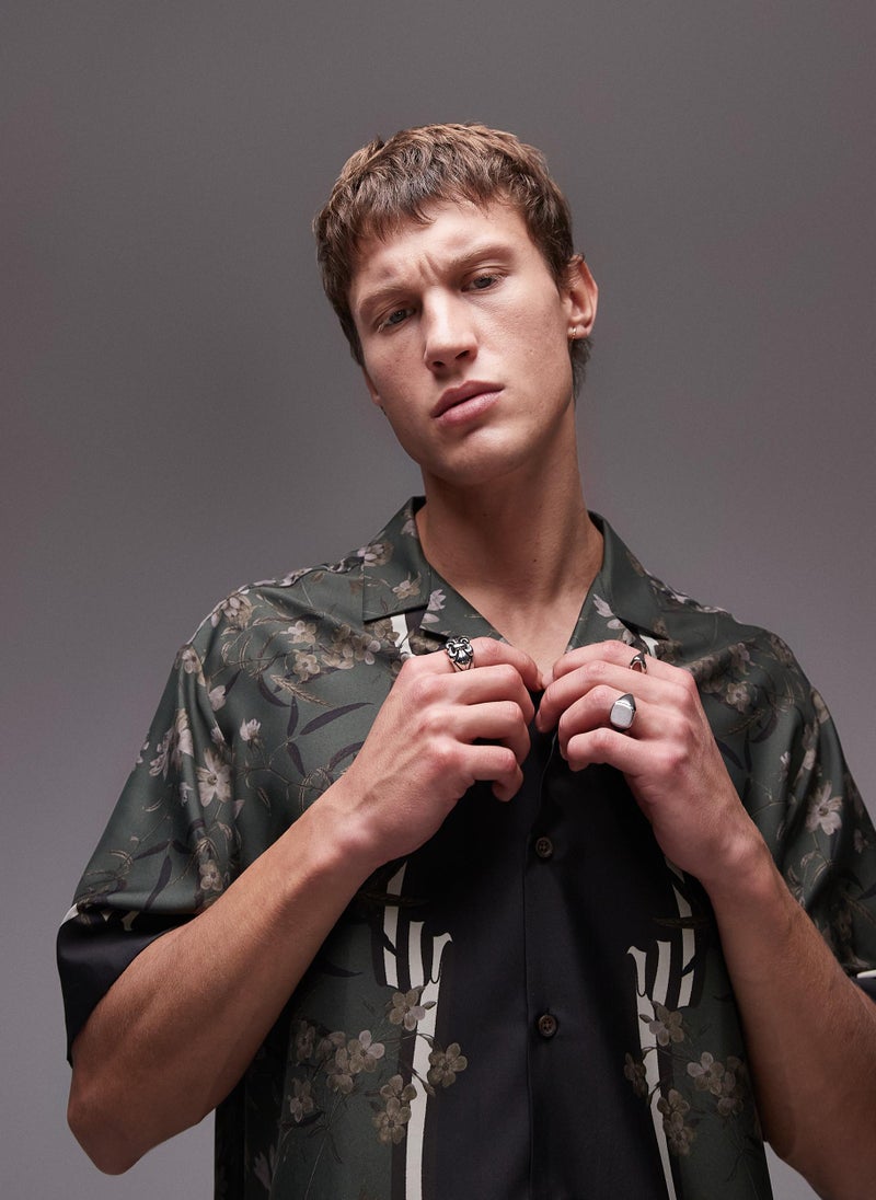 توب مان قميص مطبوع بأكمام قصيرة - Image 3