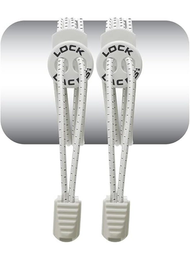 Lock Laces - Elastic No Tie Shoelaces, One Size Fits All, for Kids and Adults, Elastic No Tie Shoe Laces - Image 1
