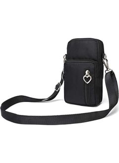 Y&D Cotton Woven Style Small Phone Bag Cellphone Case Crossbody Pouch Shoulder  - Image 1
