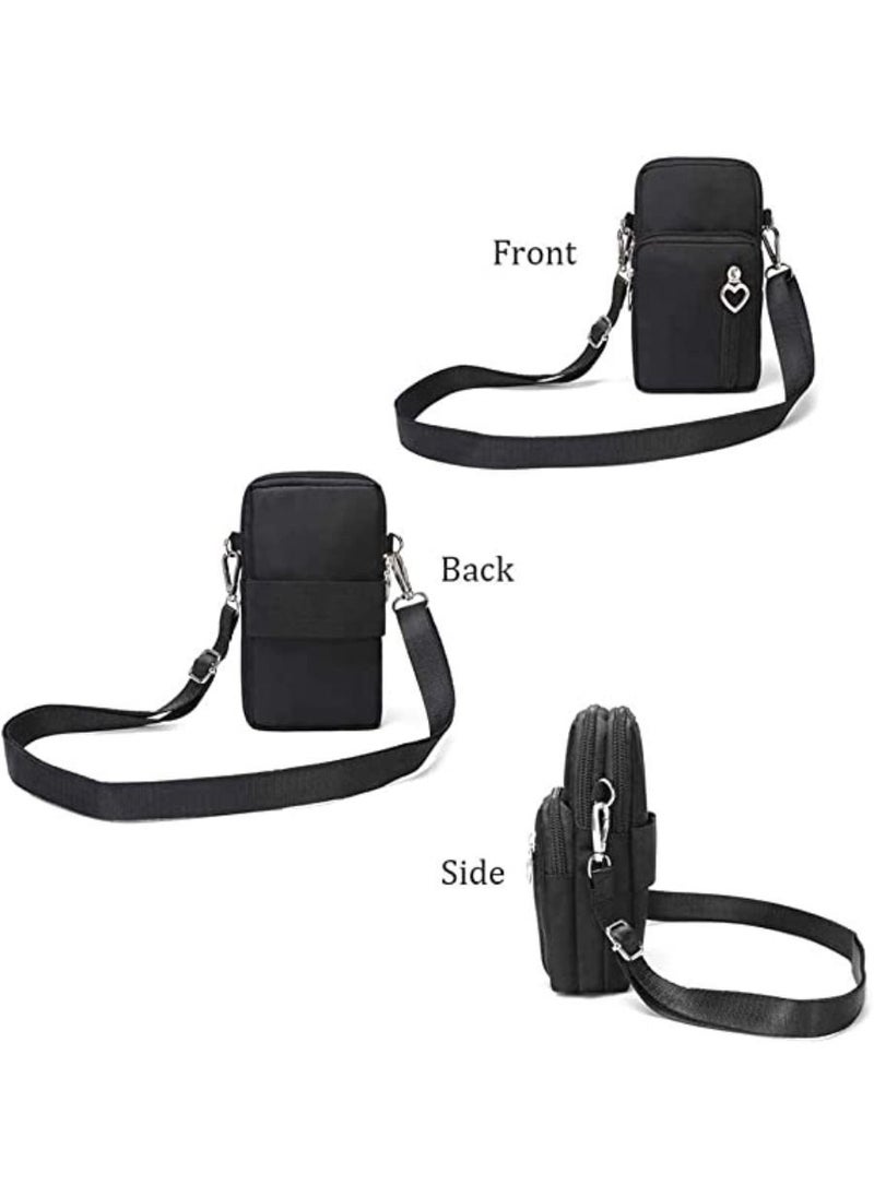 Y&D Cotton Woven Style Small Phone Bag Cellphone Case Crossbody Pouch Shoulder  - Image 4