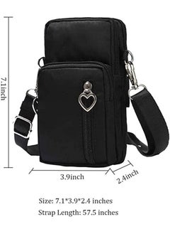 Y&D Cotton Woven Style Small Phone Bag Cellphone Case Crossbody Pouch Shoulder  - Image 3
