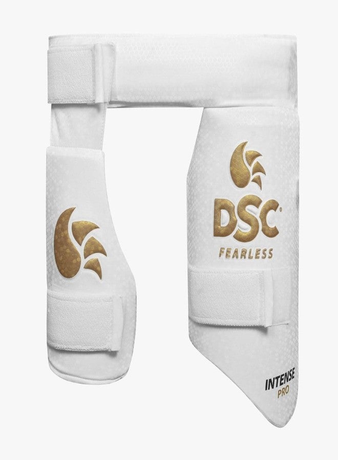DSC Intense Pro Combo Cricket Thigh Pad for Mens, Size - Mens, Colour - Gold, Left Hand - Image 2