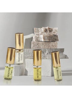 Festive Gallery Festive Perfume Gift Set for Unisex Pack of 4x6 ML | Eau De Parfum | Premium Luxury Long Lasting Fragrance Spray | Tiger, Oud, Valley, Najm (4x6 ml)  - Image 4
