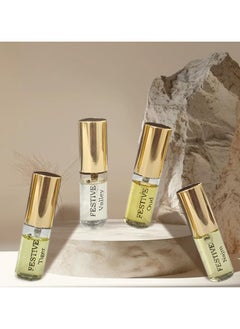 Festive Gallery Festive Perfume Gift Set for Unisex Pack of 4x6 ML | Eau De Parfum | Premium Luxury Long Lasting Fragrance Spray | Tiger, Oud, Valley, Najm (4x6 ml)  - Image 3
