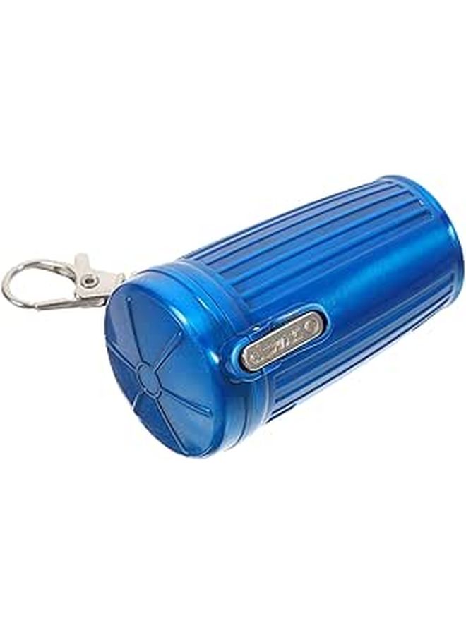 Portable Mini Travel Ashtray with Lid and Keychain Smokeless Sealed Pocket Container - Image 1