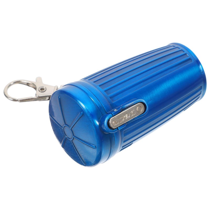 Portable Mini Travel Ashtray with Lid and Keychain Smokeless Sealed Pocket Container - Image 2