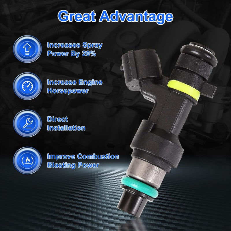 BLPextrm Fuel Injectors for Nissan Sentra, Versa, Cube, NV200 - 4 Pack - Image 2