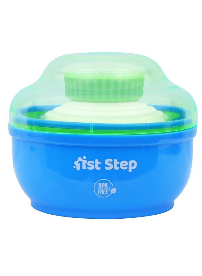 1st Step Powder Box With Refillable Powder Puff (Blue) - Image 1