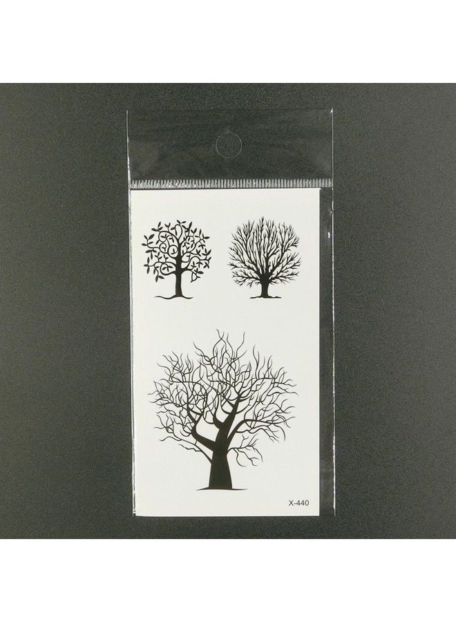 Oottati 2 Sheets Small Cute Temporary Tattoo Stickers Tree Totem suit for Kids Women Fake Tattoos That Look Real and Last Long - Image 3