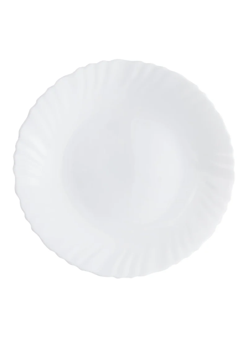 Cuisine Art Cuisine Art Opalware Dining Collection Dinnerware- Exquisite White 12-Piece Dinner Set | 10'' Dinner Plate x 4pcs| 7.5'' Dessert Plate x 4pcs |5'' Bowl X 4pcs