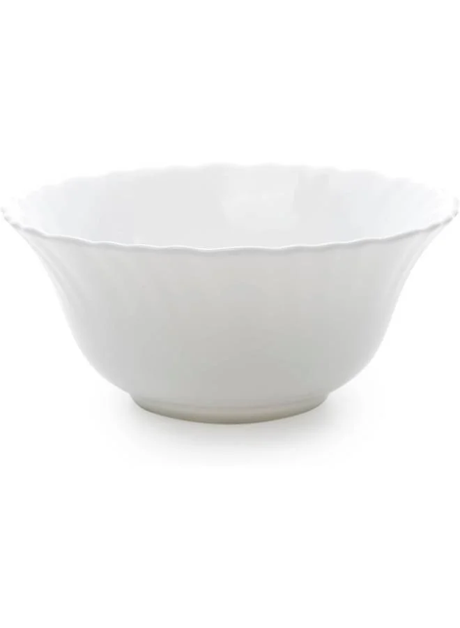 Cuisine Art Cuisine Art Opalware Dining Collection Dinnerware- Exquisite White 12-Piece Dinner Set | 10'' Dinner Plate x 4pcs| 7.5'' Dessert Plate x 4pcs |5'' Bowl X 4pcs