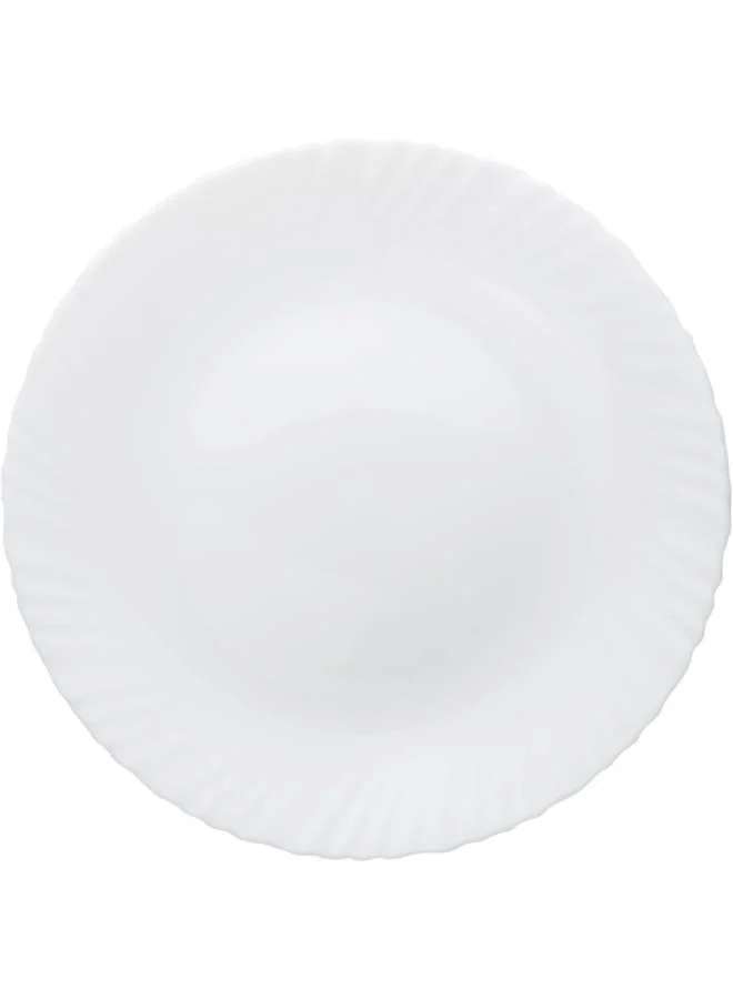 Cuisine Art Cuisine Art Opalware Dining Collection Dinnerware- Exquisite White 12-Piece Dinner Set | 10'' Dinner Plate x 4pcs| 7.5'' Dessert Plate x 4pcs |5'' Bowl X 4pcs