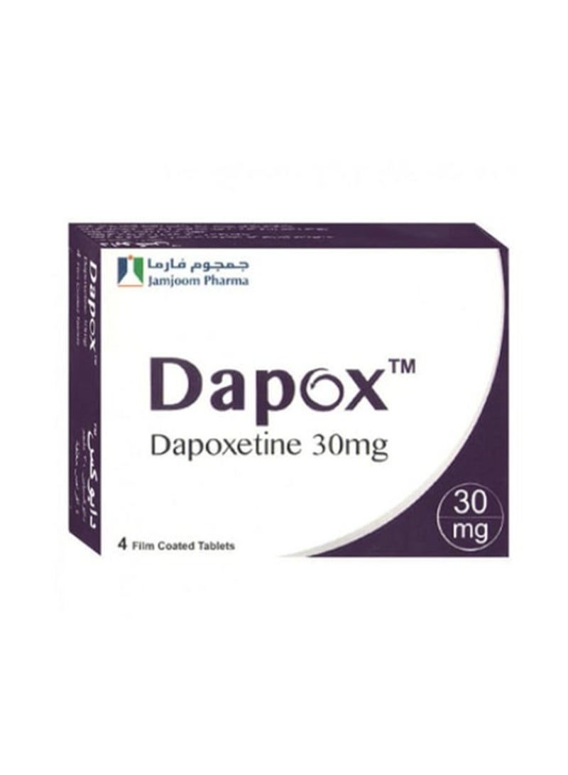 DAPOX 30MG 4 TAB