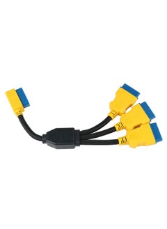 SYOSI OBD2 Extension Cable, OBDII Extend Cable 1 to 3 Cord OBDii Splitter, Full 16Pin Male to Female for Car OBD Diagnostic Extender Cord Connector Reinforced Nylon Material (35CM/13.8Inch)  - Image 1