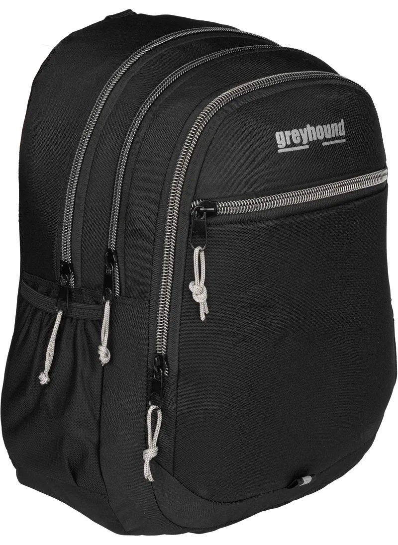 ريلاكسن Black Waterproof Lined Fabric Backpack 2048