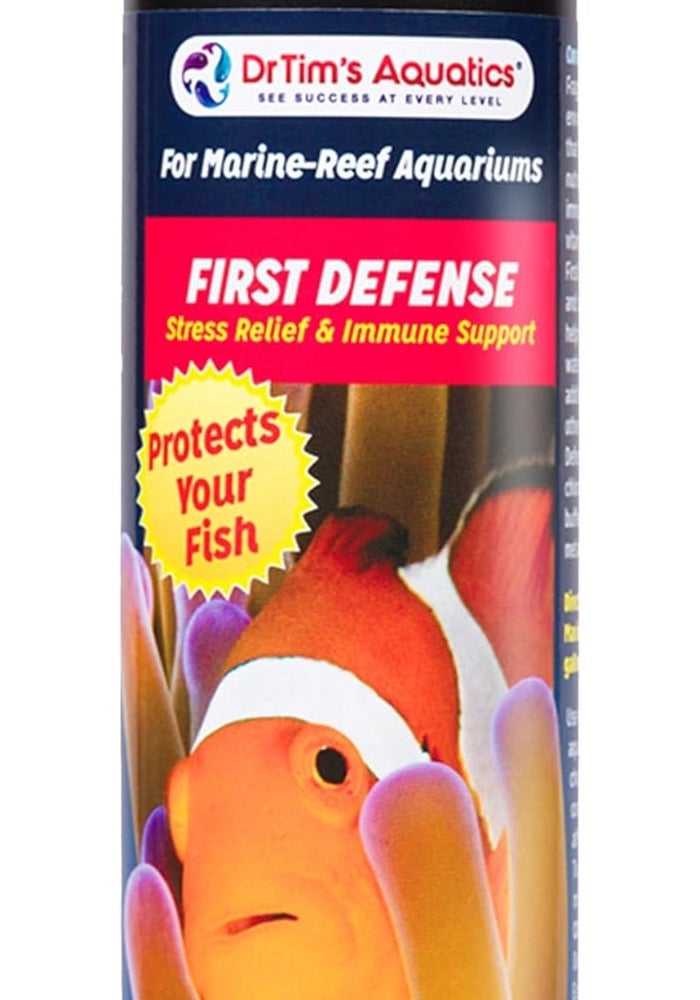 DrTim's Aquatics First Defense Aquarium Stress Relief & Immune Support - 8 oz (240 ml) - Image 1