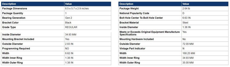 ACDelco Gold HB88107A Drive Shaft Center Support Bearing - Image 5