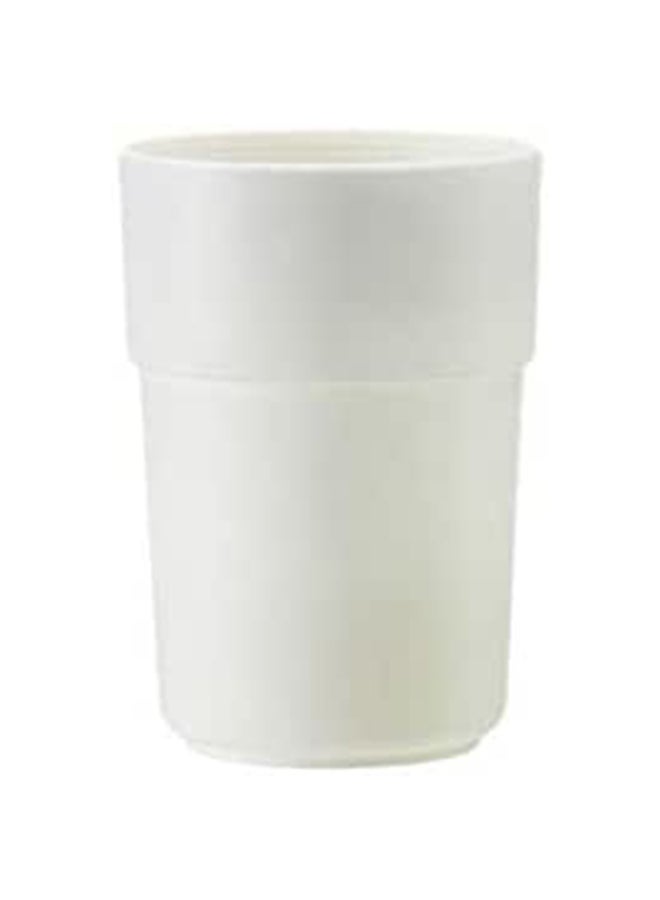 Ikea Plastic Enudden Mug Diameter 8 cm White