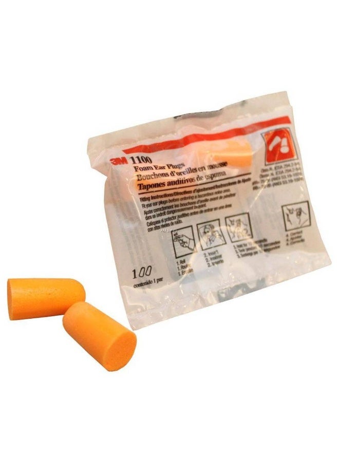 3M 1100 Ear Plugs – 4 Pairs Noise Reduction Foam Set 👂🔇 - Image 1