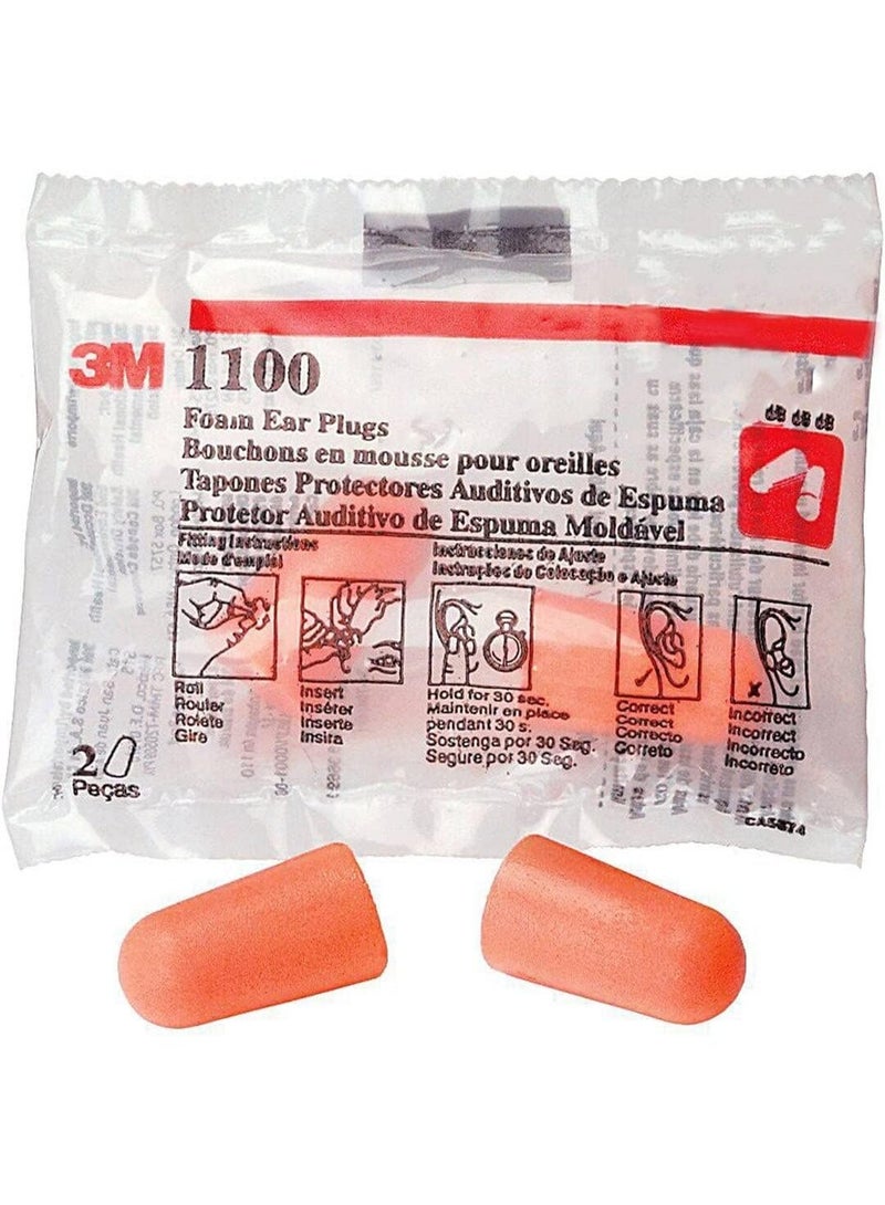 ثري ام عدد 4 ازواج من سدادات أذن 3M 1100 –  للحماية من الضوضاء 👂🔇 - Image 5