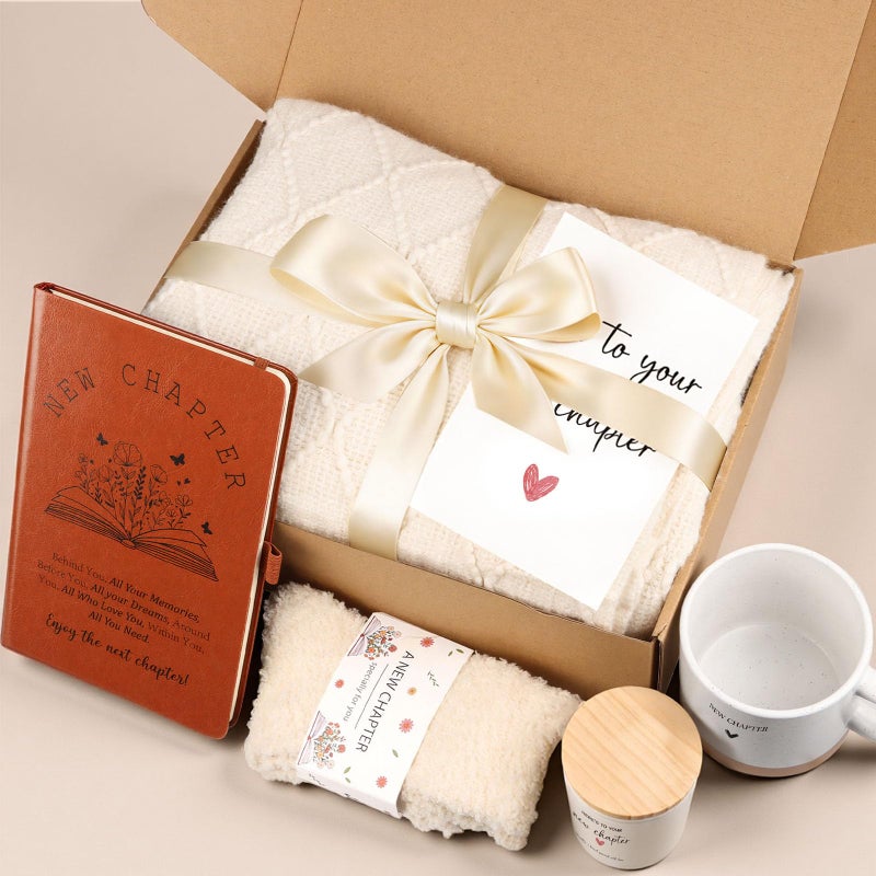 Giftota New Beginnings Gifts for Women, New-Chapter Happy Retirement Gifts for Woman, Graduation Gift, New Job Congratulations Gift for Women Farewell Going Away Basket for Woman, Coworker, Teacher, Friend - Image 5