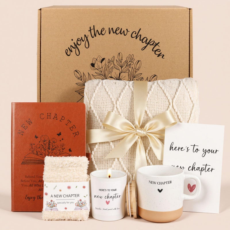 Giftota New Beginnings Gifts for Women, New-Chapter Happy Retirement Gifts for Woman, Graduation Gift, New Job Congratulations Gift for Women Farewell Going Away Basket for Woman, Coworker, Teacher, Friend - Image 4