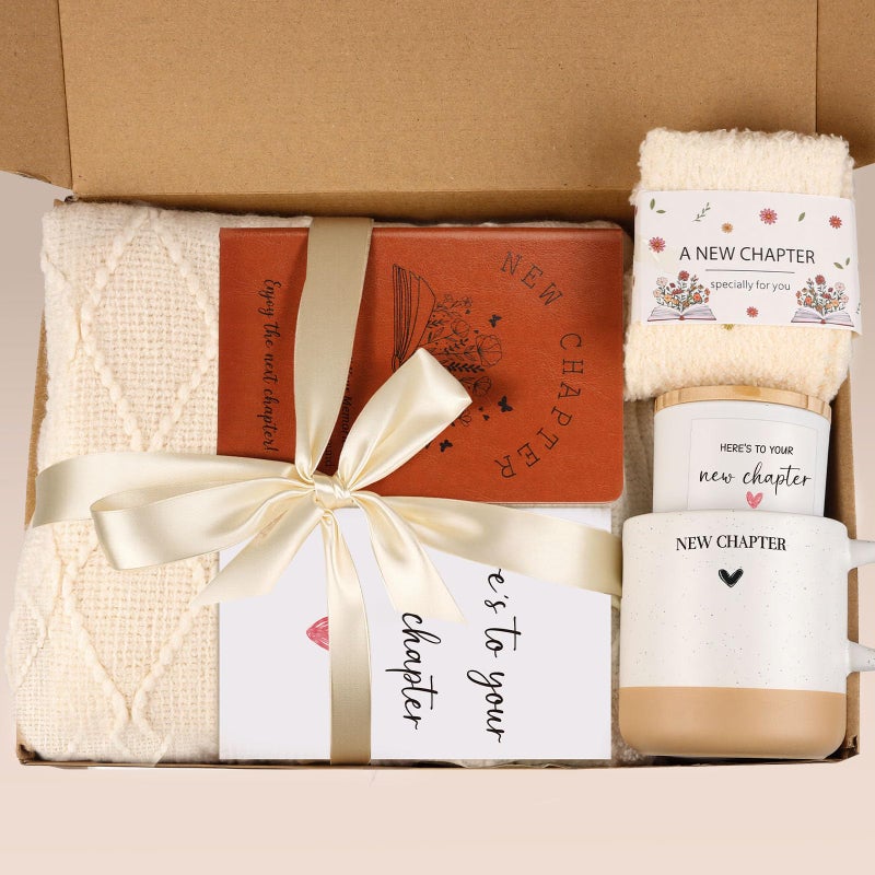 Giftota New Beginnings Gifts for Women, New-Chapter Happy Retirement Gifts for Woman, Graduation Gift, New Job Congratulations Gift for Women Farewell Going Away Basket for Woman, Coworker, Teacher, Friend - Image 3