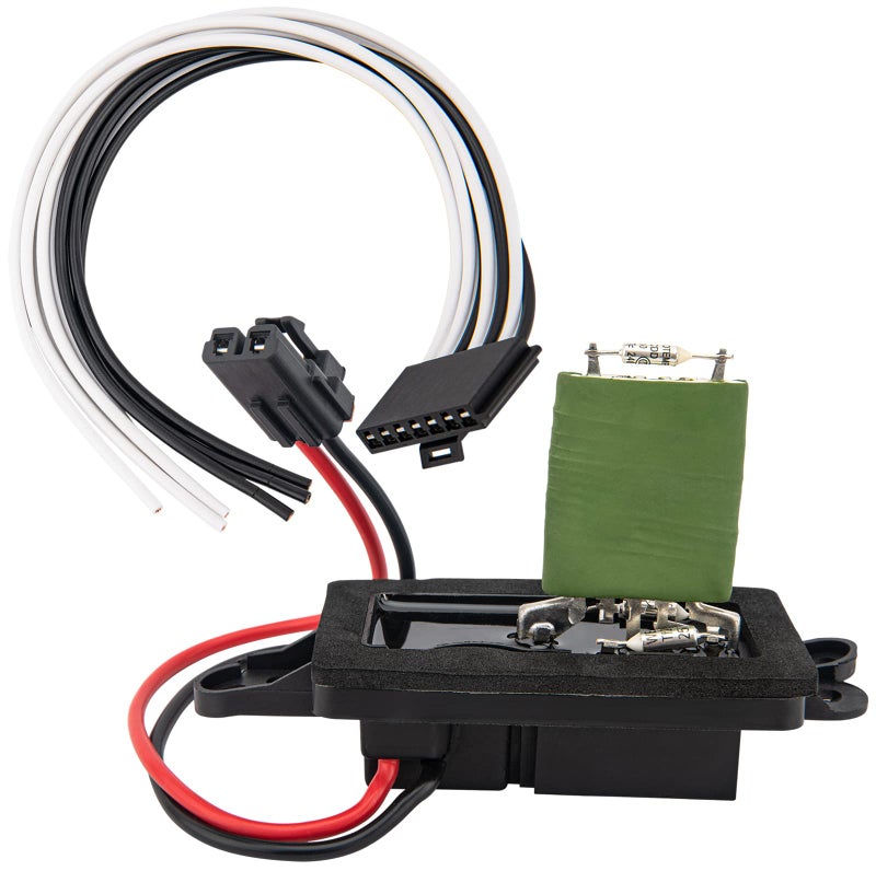 IVONNEY 89019088 Blower Motor Resistor, Blower Fan Speed Resistor Kit with Harness Compatible with Chevy Silverado GMC Suburban Sierra Yukon 2003-2006, Replaces# 973-405, 15-81086, 22807123 - Image 1