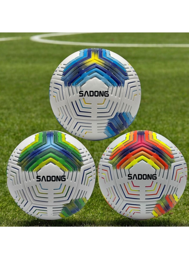 SportQ SportQ Professional Soccer Training Ball Size 5, Indoor Outdoor Soccer Training Ball for Soccer Players, Youth Soccer Fans, Training Competitions, Universal Ball  - Image 3