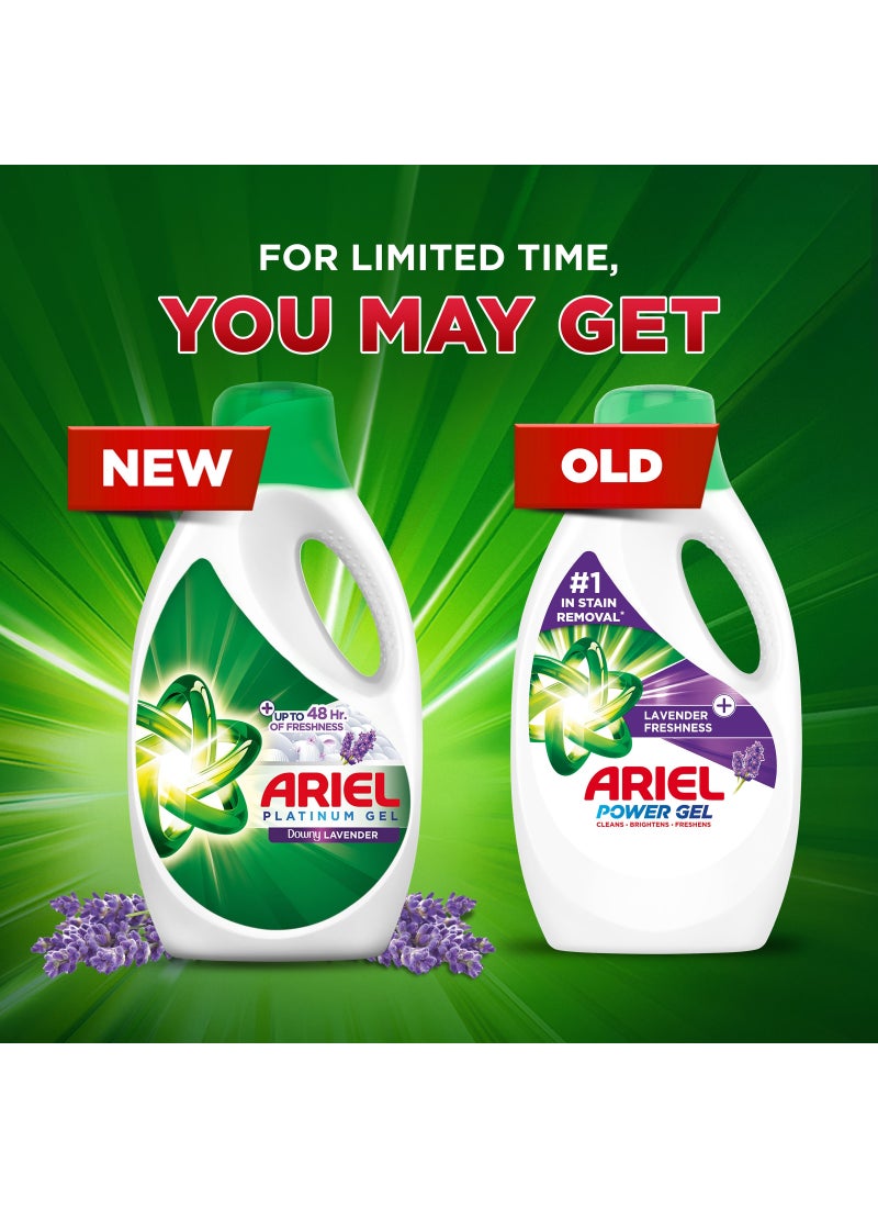 Ariel Lavender Freshness Laundry Detergent Power Gel 1.8L - Image 3