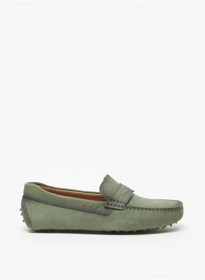 Mister Duchini Boys Solid Slip-On Mocassins